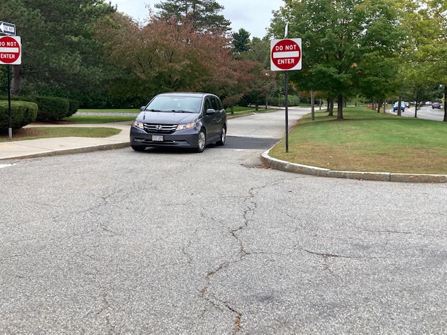 For safety, the cobbles are removed and the road paved with asphalt. This was also done in preparation for the new road painting for the bike lane.